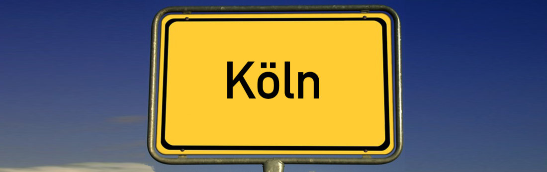 Ortsschild Köln groß (Bild: Susanne Wolf / TH Köln)